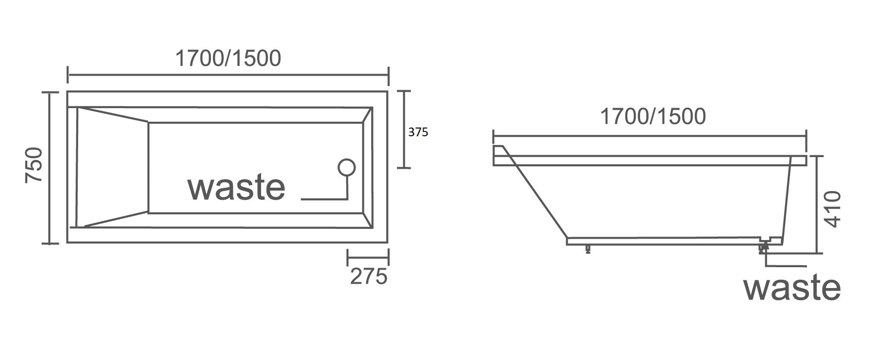 CHELSEA Insert Bath Tub