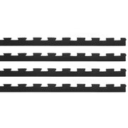 CORTEX 10mm Commercial Interlocking Rubber Gym Tile Mat Edge (4 Pack)