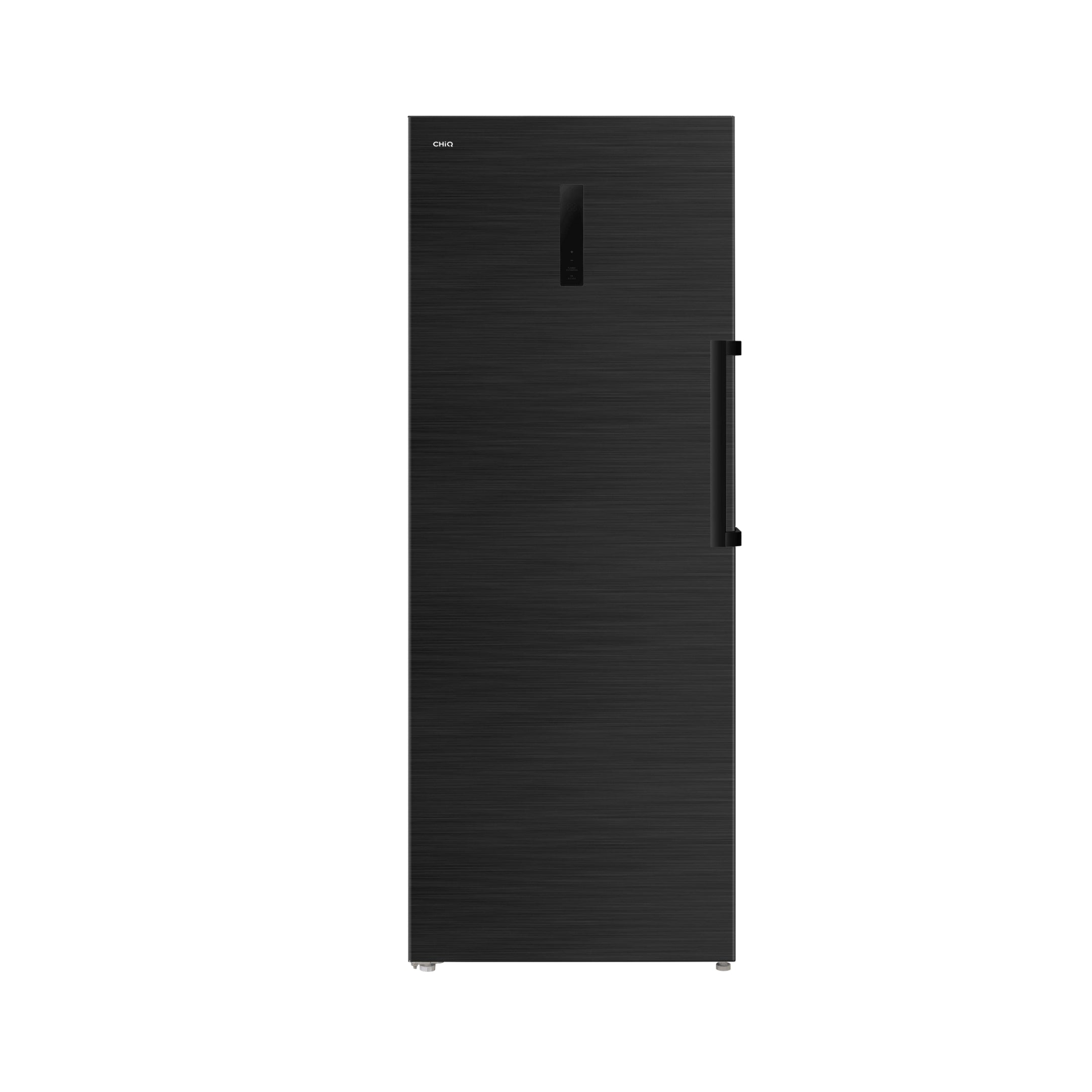 CHiQ 380L Hybrid Vertical Freezer Left Hinge Black Steel CSH379NBSL5