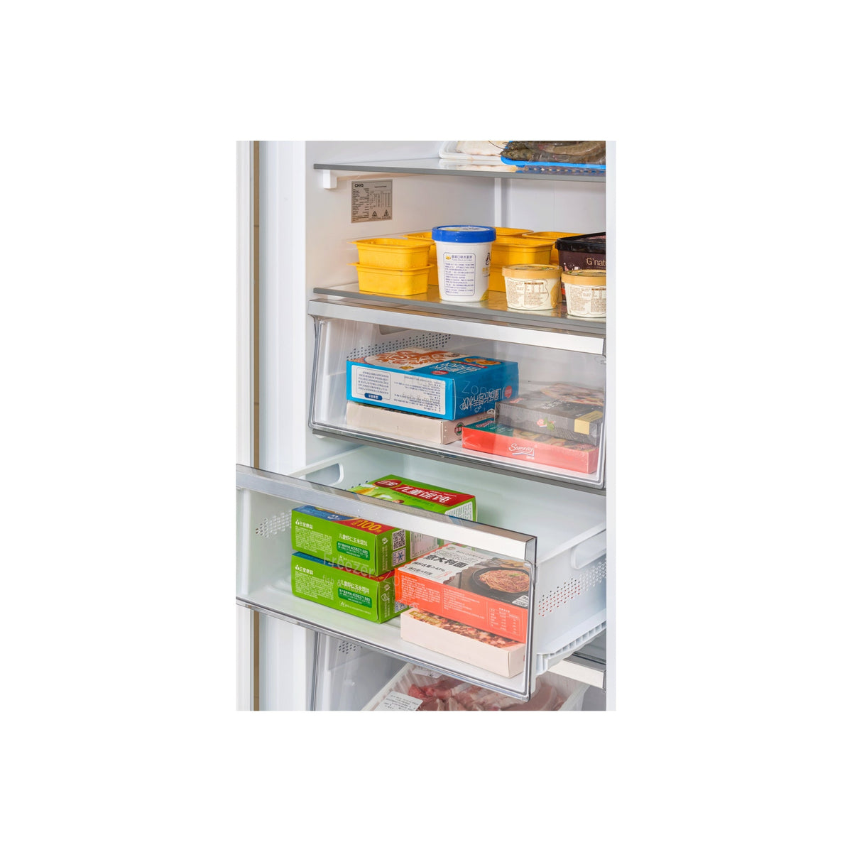 CHiQ 380L Hybrid Vertical Freezer White