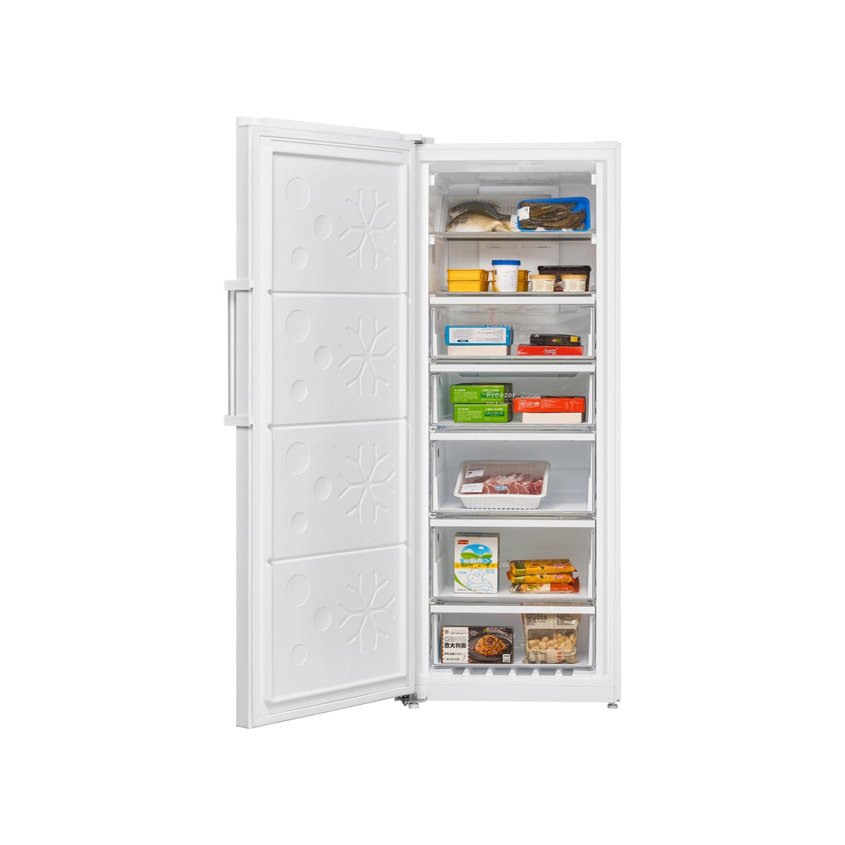 CHiQ 380L Hybrid Vertical Freezer White