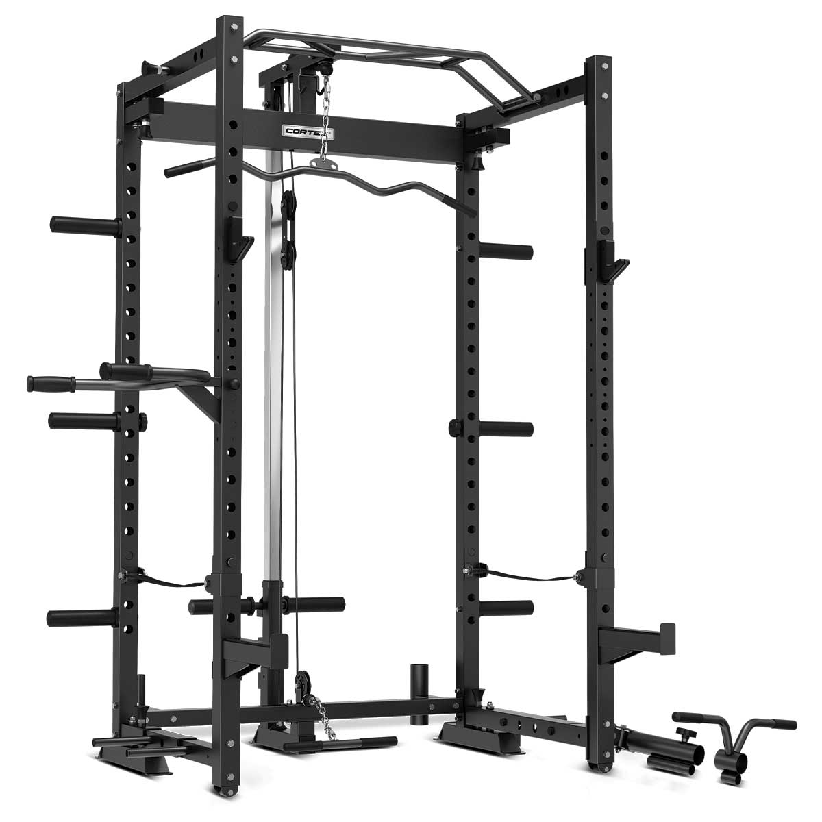 Cortex PR-4 Folding Power Rack with  90kg Endurashell Weight, Bar & Bench Set