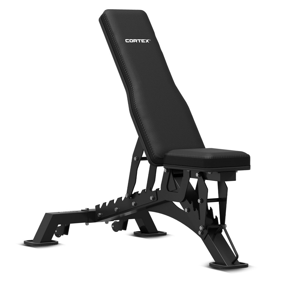 Cortex PR-5 Folding Power Rack with 130kg Olympic Bumper Weight, Bar & Bench Set