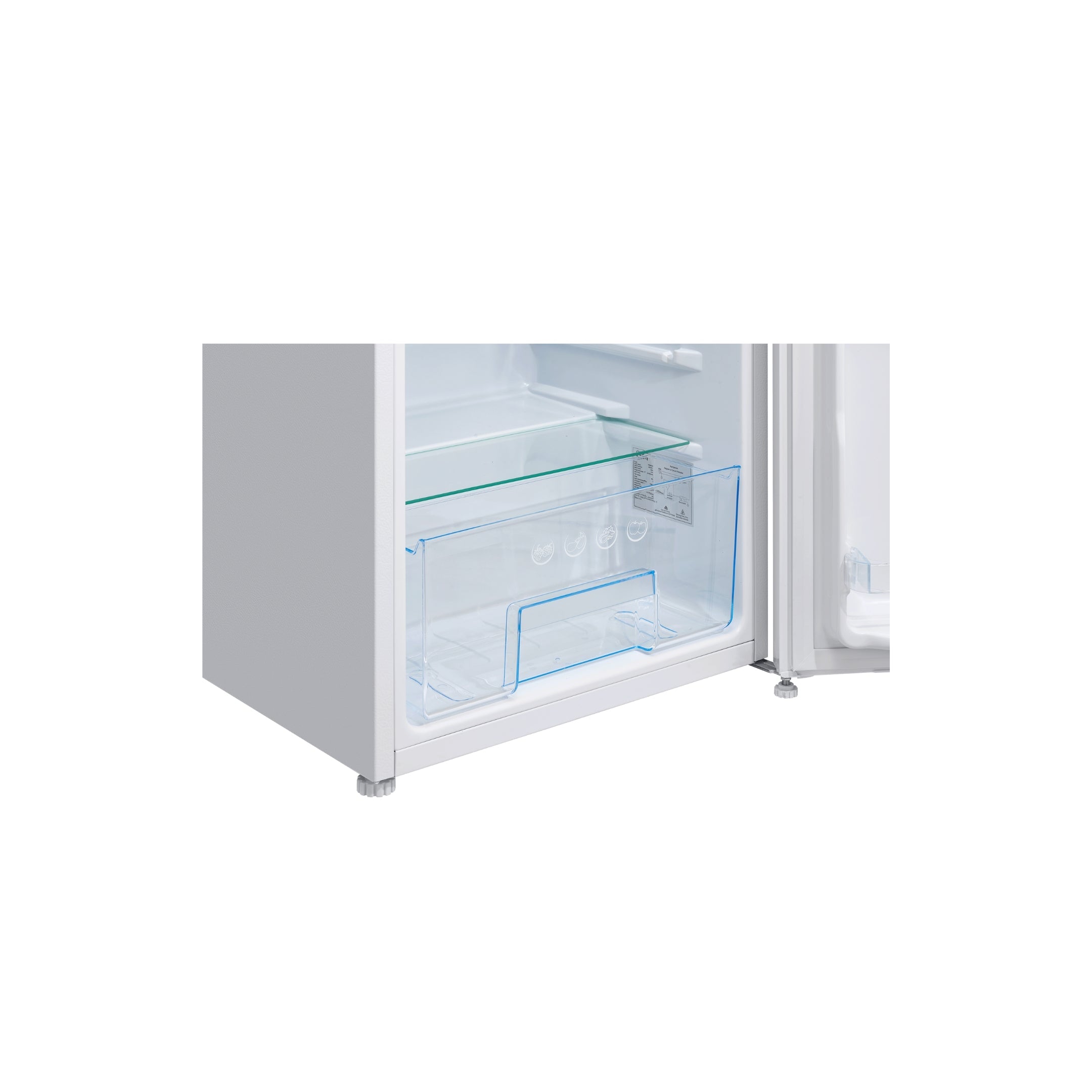 CHiQ 90L Single Door Bar Fridge White - view 12