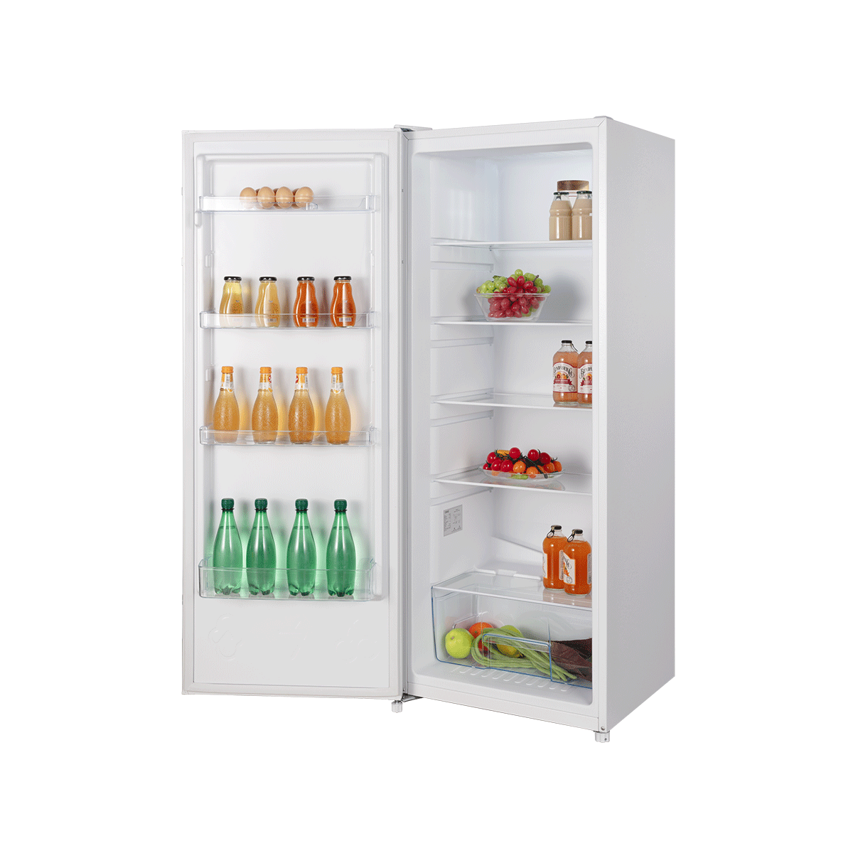 CHiQ 241L Single Door Full Fridge White CSR241DW