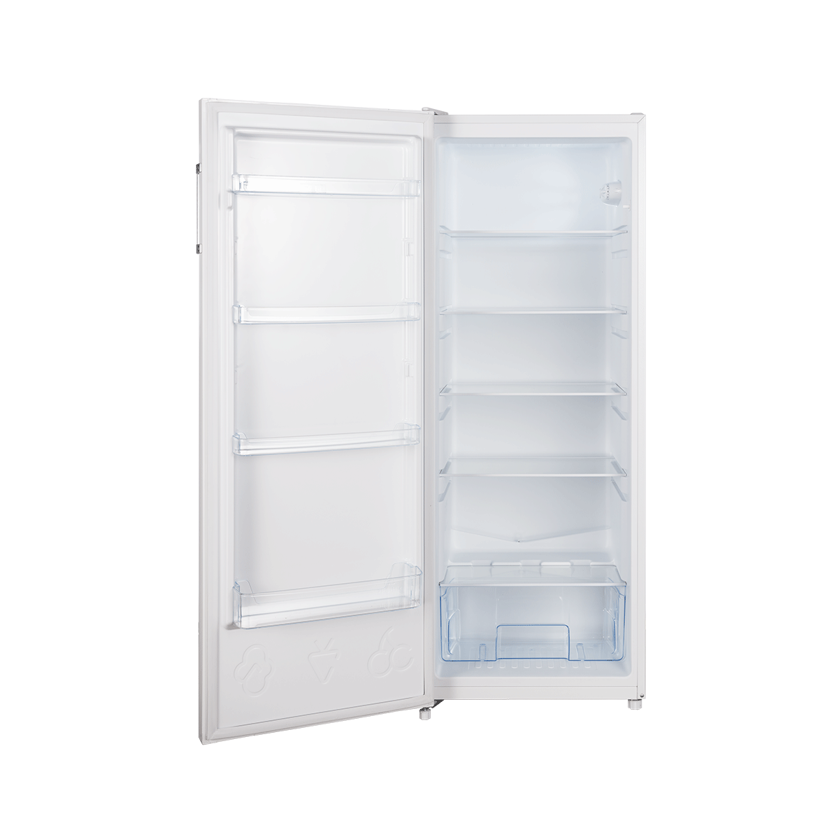 CHiQ 241L Single Door Full Fridge White CSR241DW