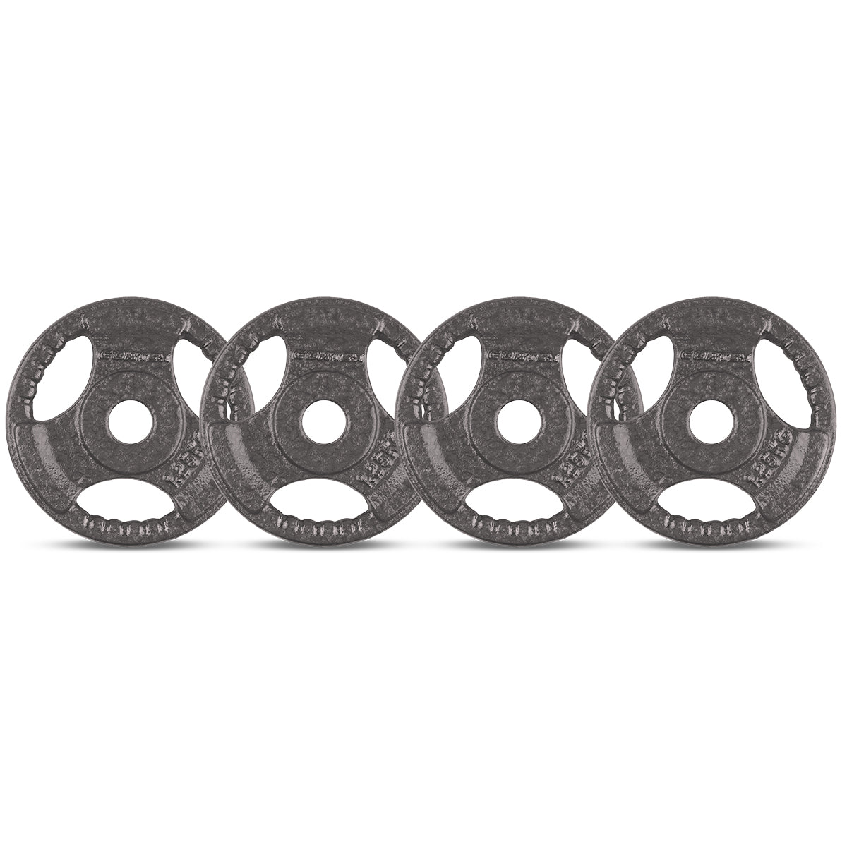 CORTEX 1.25kg Tri-Grip Standard Plates Fits 25mm Bars (Set of 4)