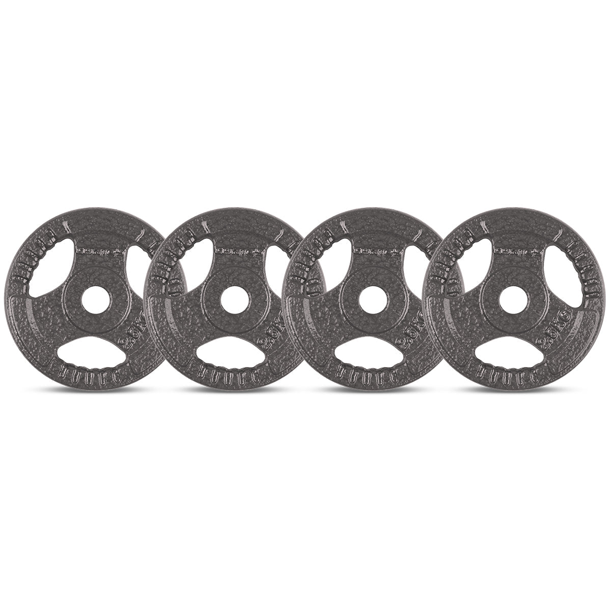 CORTEX 2.5kg Tri-Grip Standard Plates Fits 25mm Bars (Set of 4)