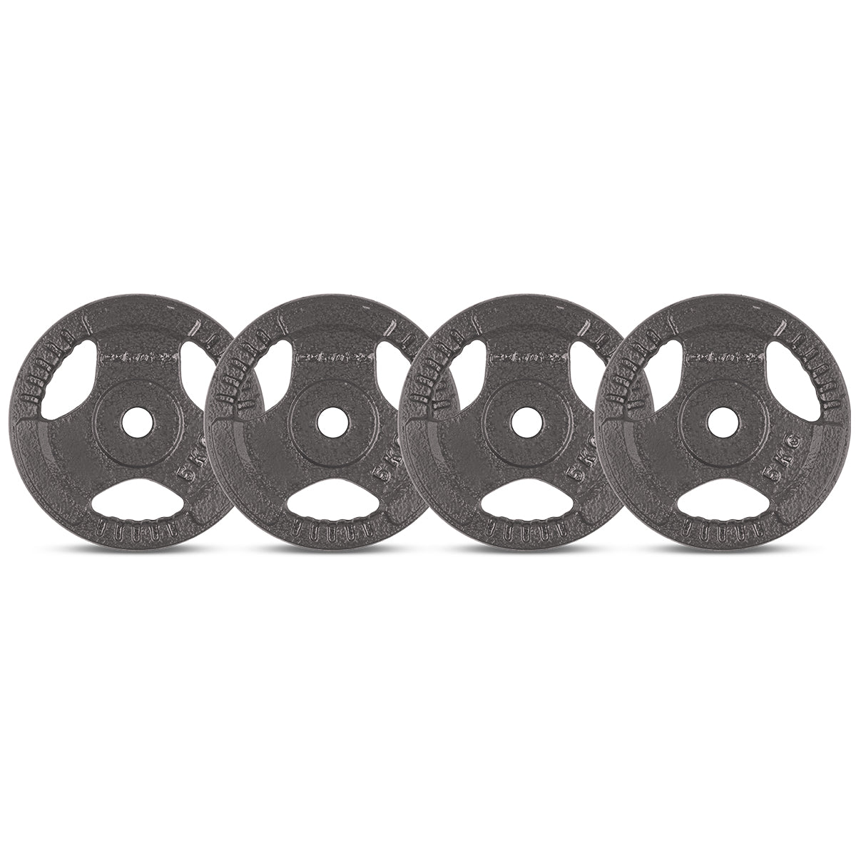 CORTEX 5kg Tri-Grip Standard Plates Fits 25mm Bars (Set of 4)
