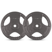 CORTEX 10kg Tri-Grip Standard Plates Fits 25mm Bars (Pair)