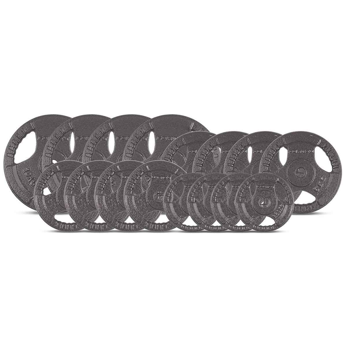 CORTEX 75kg Tri-Grip Standard Plates Fits 25mm Bars (Pair)