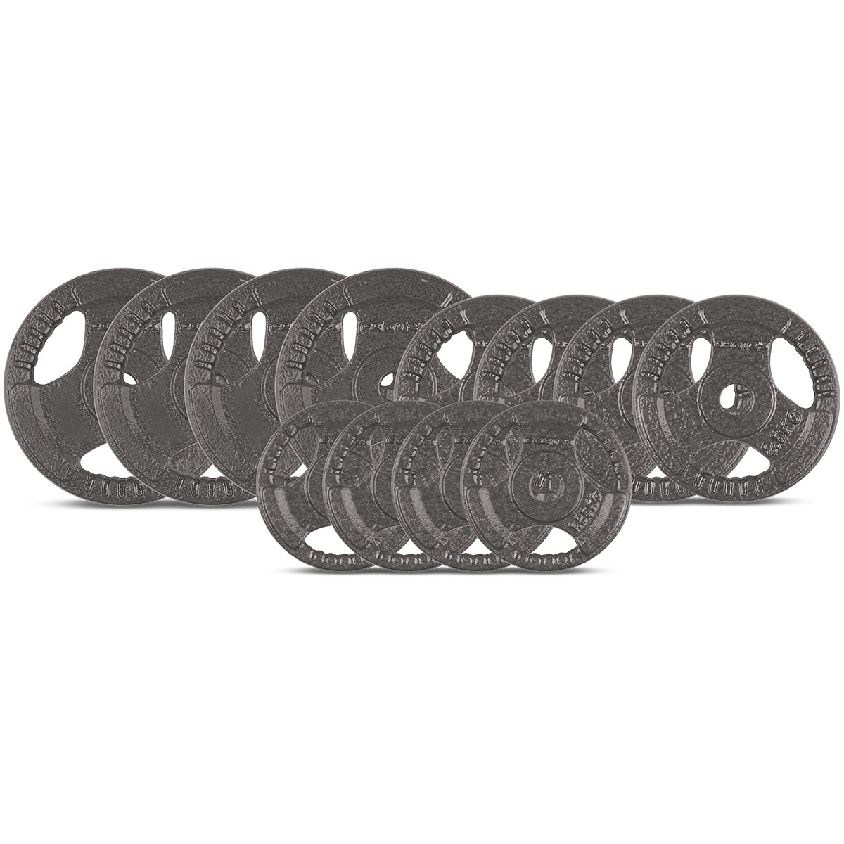 CORTEX 35kg Tri-Grip Standard Weight Plate Set Fits 25mm Bars