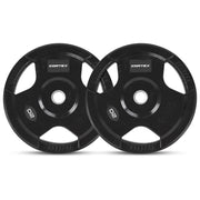 CORTEX 20kg Tri-Grip V2 50mm Olympic Plates (Pairs)