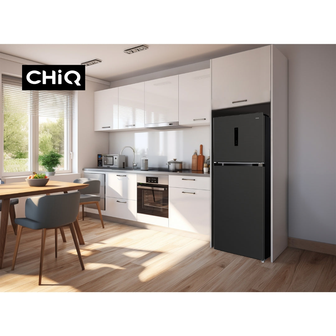 CHiQ 410L Top Mount Fridge Black Steel (2025) CTM409NBS5E