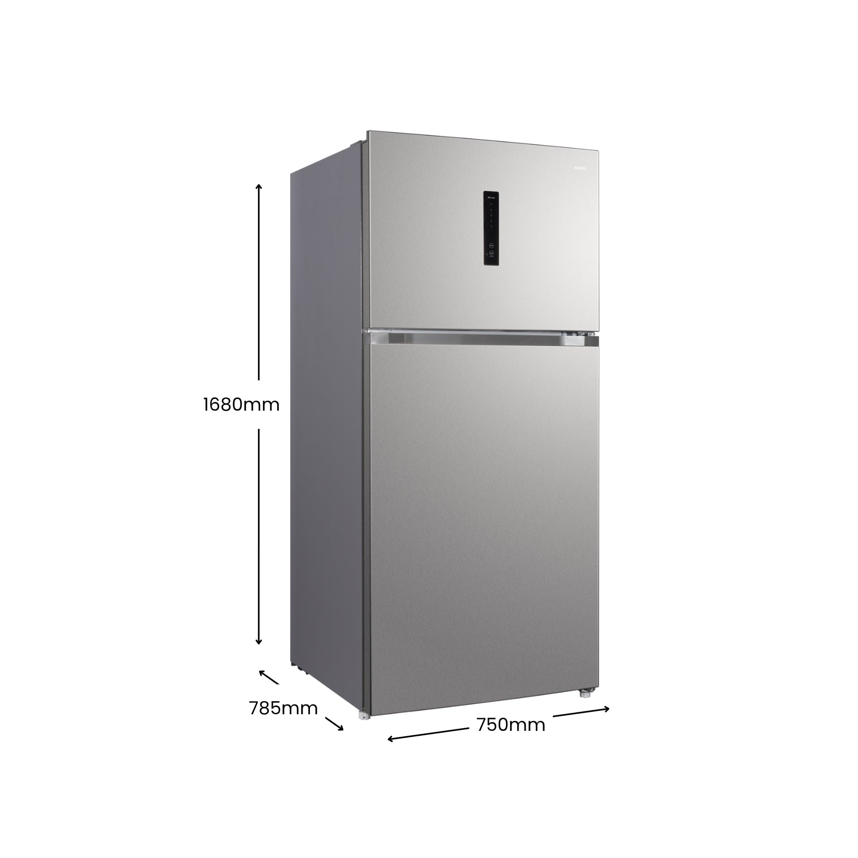 CHiQ 515L Top Mount Fridge Stainless Steel (2025) CTM512NSS5E