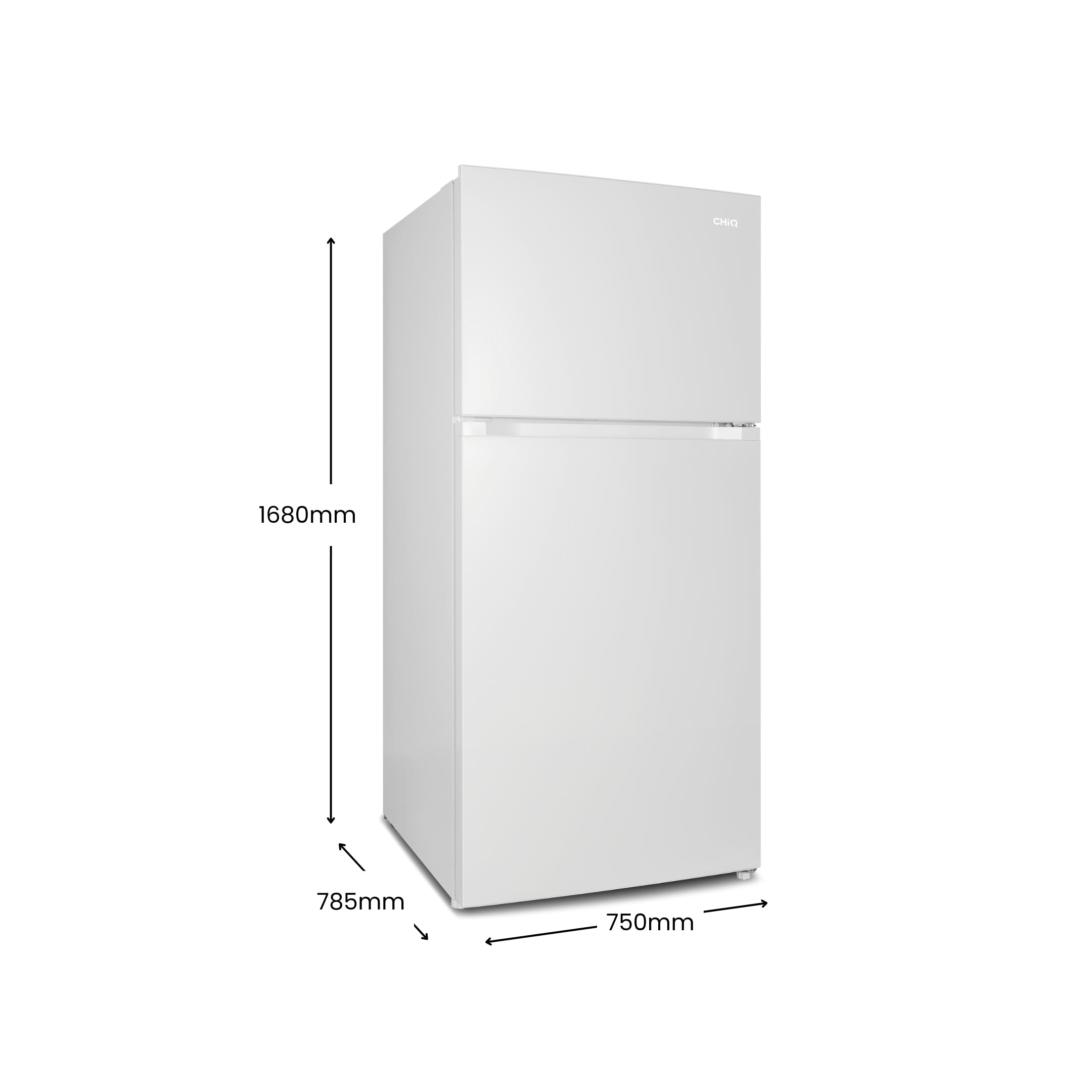 CHiQ 515L Top Mount Fridge White CTM515NW4