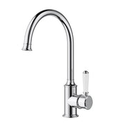 Clasico Gooseneck Sink Mixer Ceramic Handle