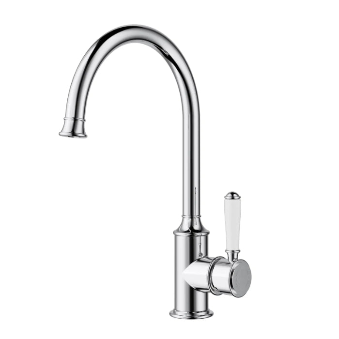 Clasico Gooseneck Sink Mixer Ceramic Handle