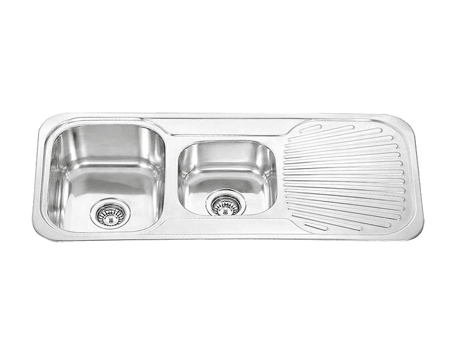 DANTE 1 & 3/4 Sink with Tap Hole and Drainer