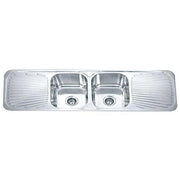 DANTE Double Bowl Sink and Drainer