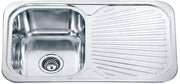 DANTE Single Bowl Sink with Tap Hole and Drainer