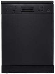 BLACK FREESTANDING DISHWASHER - 600MM 12 PLACE SETTINGS