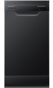 BLACK FREESTANDING DISHWASHER - 450MM 9 PLACE SETTINGS