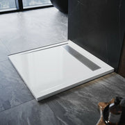 Rectangle Durable SMC Shower Base White