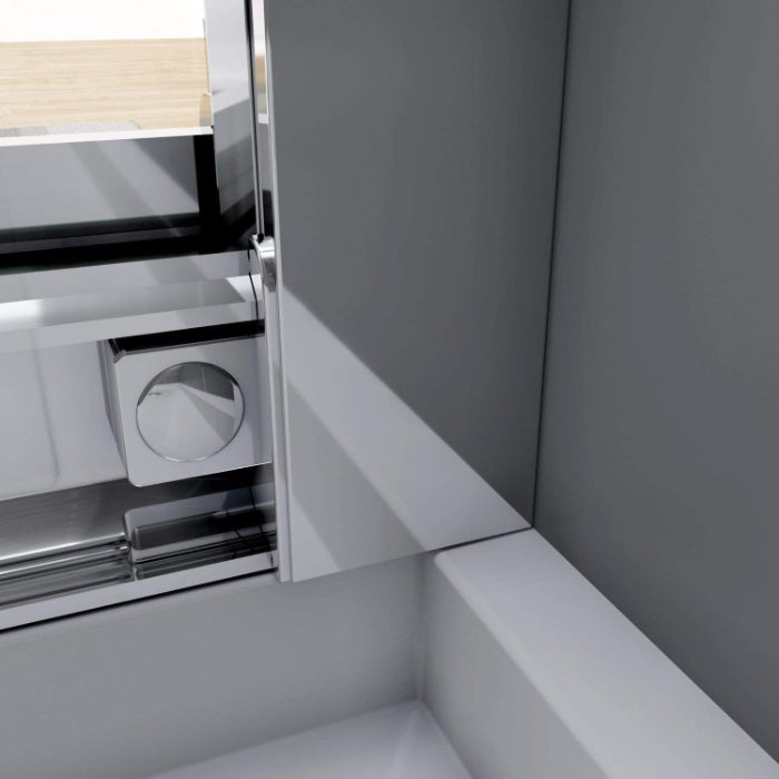 3 Panel Sliding Door with Side panel Shower Enclosure