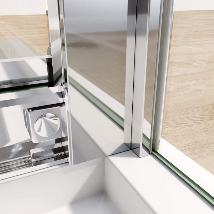 3 Panel Sliding Door with Side panel Shower Enclosure