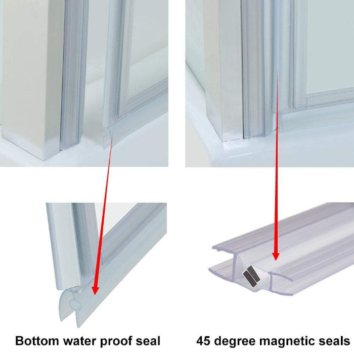Bathroom Frameless Pivot Shower Screen