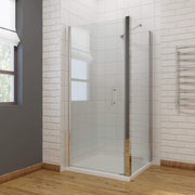 Bathroom Frameless Pivot Shower Screen