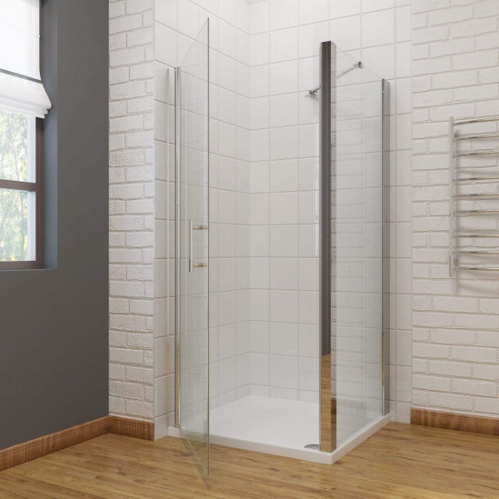 Bathroom Frameless Pivot Shower Screen