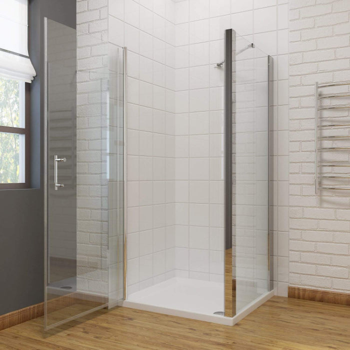 Bathroom Frameless Pivot Shower Screen