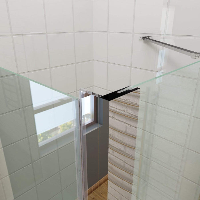 Bathroom Frameless Pivot Shower Screen