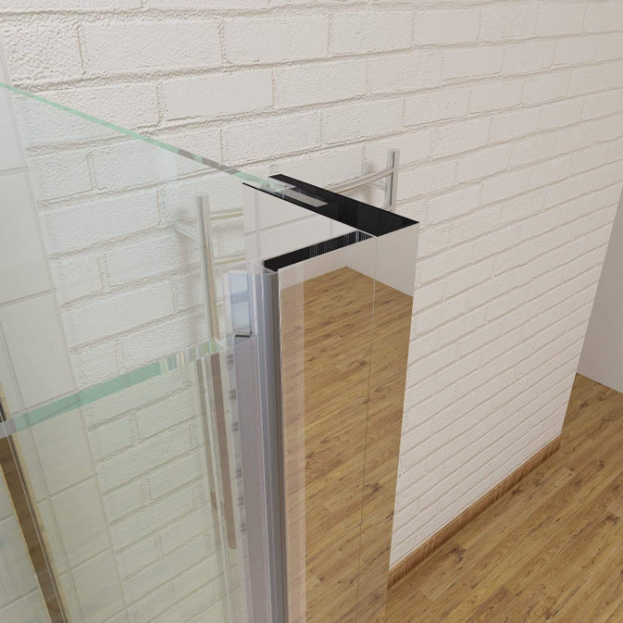 Bathroom Frameless Pivot Shower Screen