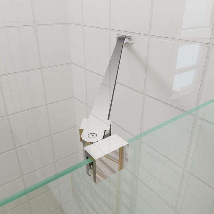 Bathroom Frameless Pivot Shower Screen