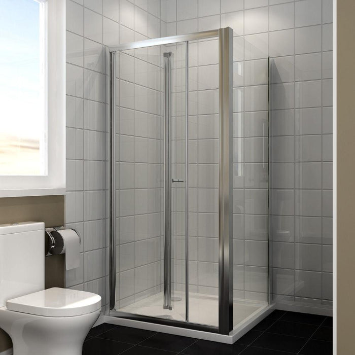 Folding Shower Screen Enclosure Space Saving Fits