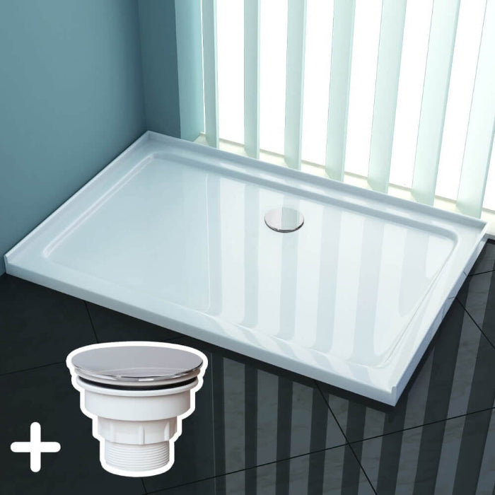 Rectangular Square Shower Screen Base Acrylic Various Sizes
