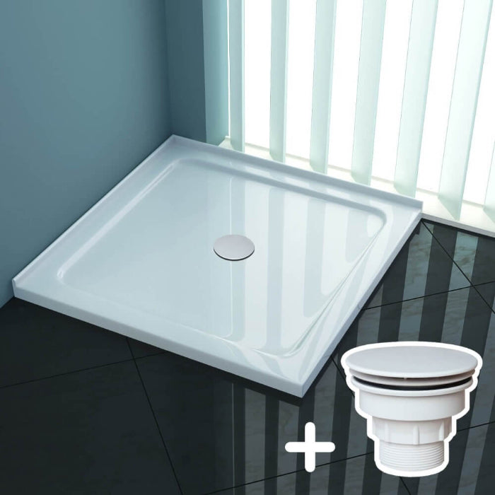 Rectangular Square Shower Screen Base Acrylic Various Sizes