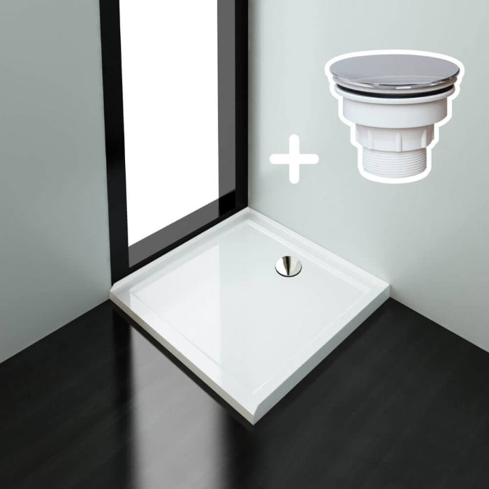 Rectangular Square Shower Screen Base Acrylic Various Sizes