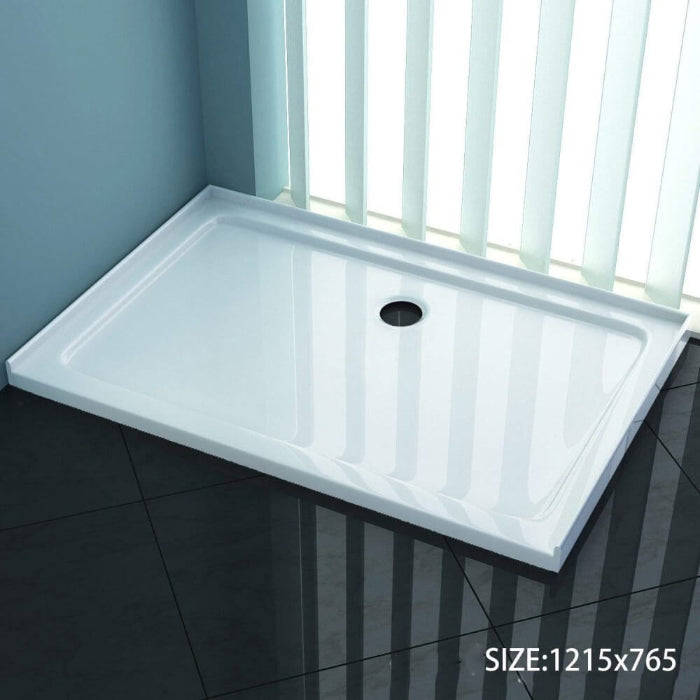 Rectangular Square Shower Screen Base Acrylic Various Sizes