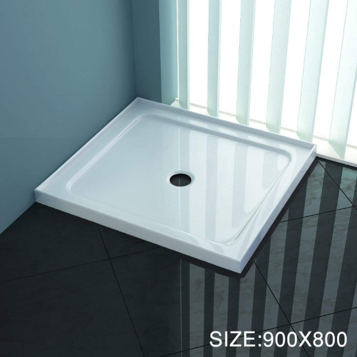 Rectangular Square Shower Screen Base Acrylic Various Sizes