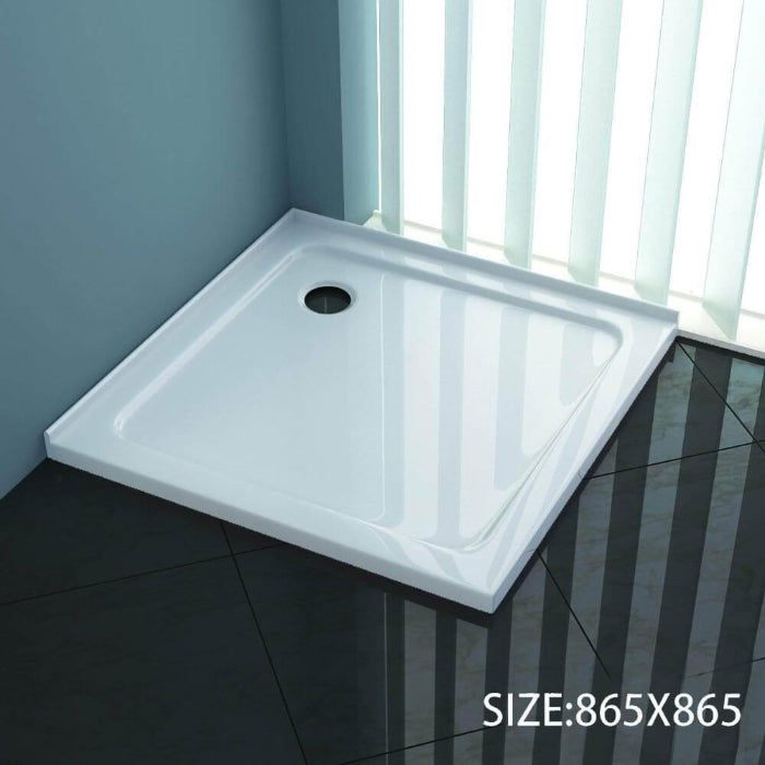 Rectangular Square Shower Screen Base Acrylic Various Sizes