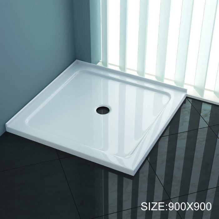 Rectangular Square Shower Screen Base Acrylic Various Sizes
