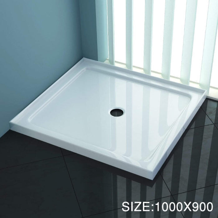 Rectangular Square Shower Screen Base Acrylic Various Sizes