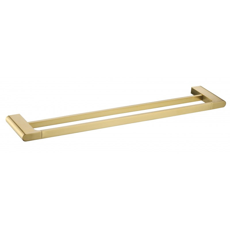 OSTAR Brushed Gold Double Towel Rail