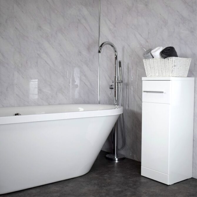 Graphite bath wall panels