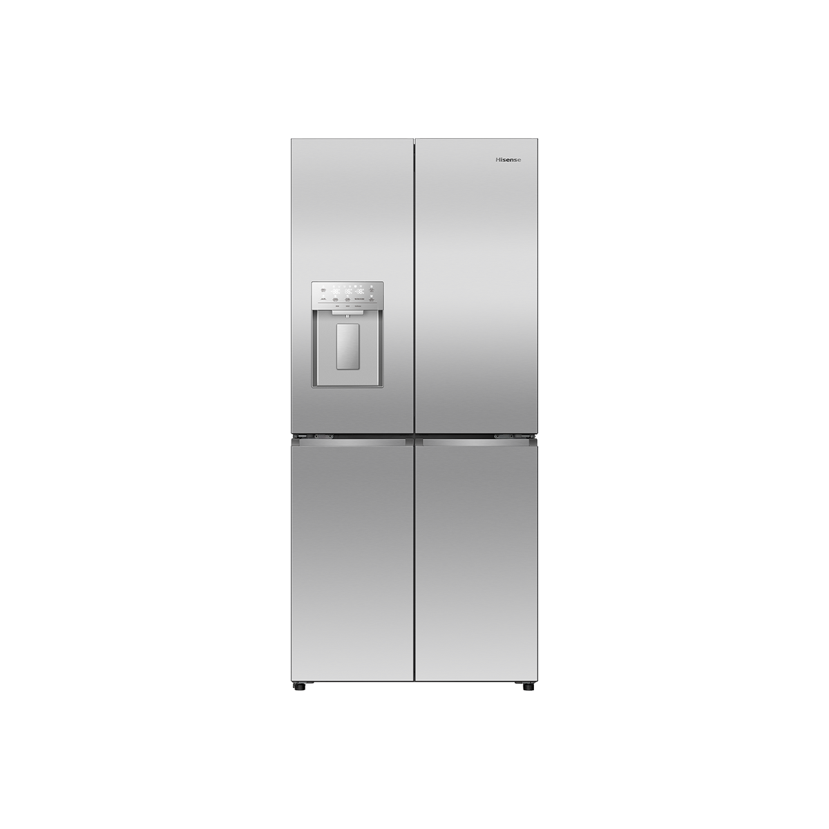 Hisense 483L PureFlat Slim French Door Fridge Silver HRCD483TSW