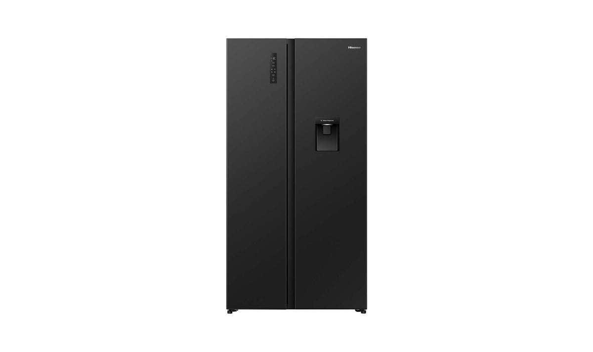 Hisense 541L PureFlat Side by Side Fridge Black - image 1